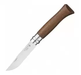 Нож Opinel №8, нержавеющая сталь, ореховая рукоять в картонной коробке, 002022