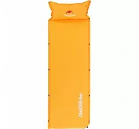 Коврик для сна Naturehike NH15Q002-D надувной с подушкой желтый