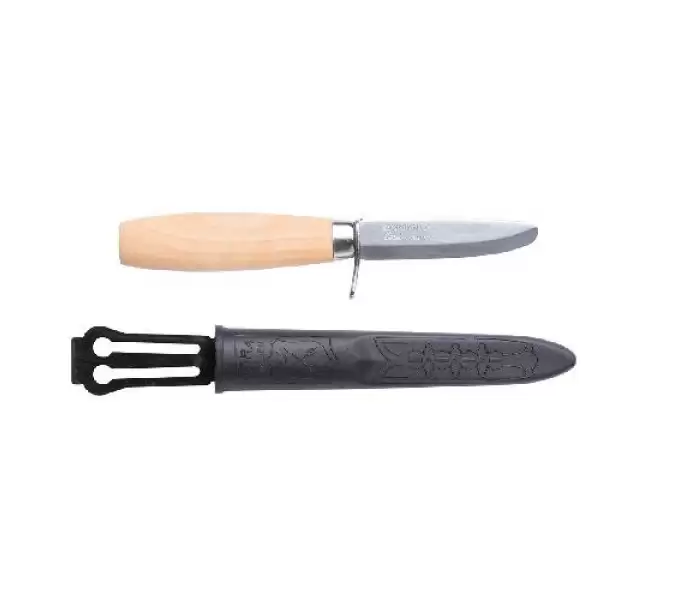 Нож Morakniv Rookie, нержавеющая сталь, деревянная ручка, 12991