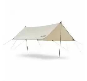 Тент Naturehike Girder NH20TM006, 150D, 400*292 см для кемпинга, песочный (с двумя стойками)