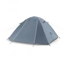 Палатка Naturehike P-Series NH18Z022-P 210T/65D, двухместная, серо-голубая, 6927595783597
