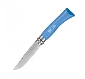 Нож Opinel №7, нержавеющая сталь, синий, 001424