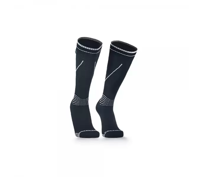 Водонепроницаемые носки Dexshell Longlite Socks черный/серый L (43-46)