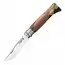 Нож Opinel №8 Chaperon, рукоять африканское дерево, футляр, 001399