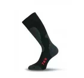 Носки Lasting TKS 834, polypropylene+nylon, темно-зеленый с серой вставкой, размер L , TKS834L