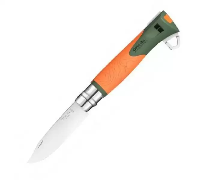 Нож Opinel №12 Explore, оранжевый, блистер, 002143