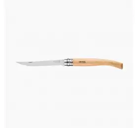 Нож филейный Opinel №12, нержавеющая сталь, рукоять из дерева бука