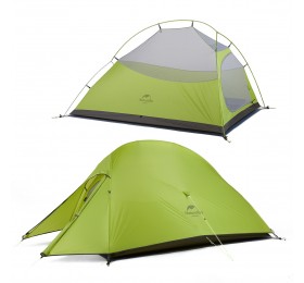 Палатка 2-местная Naturehike Сloud Up 2 Ultra-Light с ковриком, горчично-зелёный
