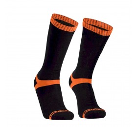 Водонепроницаемые носки DexShell Hytherm Pro черный/оранжевый S (36-38)