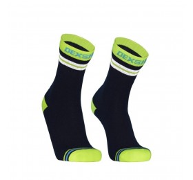 Водонепроницаемые носки DexShell Pro visibility Cycling черный/серый/зеленый/синий L (43-46)