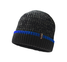 Водонепроницаемая шапка Dexshell Cuffed Beanie черный/cиний L/XL (58-60 см)