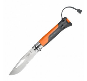 Нож Opinel №8 Outdoor, оранжевый, блистер, 002141