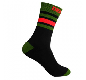Водонепроницаемые носки DexShell Ultra Dri Sports Socks черный/зеленый/оранжевый S (36-38)