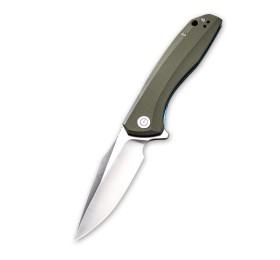Складной нож CIVIVI Baklash 9Cr18MoV Steel Satin Finished Handle G10 Green