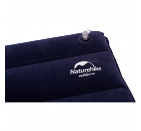 Подушка Naturehike NH18F018-Z надувная прямоугольная темно синяя, 6927595760901