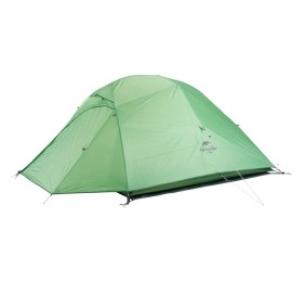 Палатка Naturehike Cloud Up 3 210T NH18T030-T трехместная с ковриком, зеленый, 6927595730621