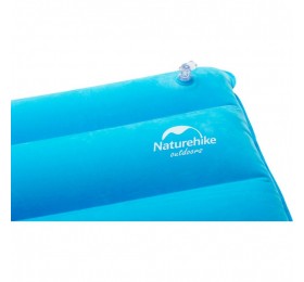 Подушка Naturehike NH18F018-Z надувная прямоугольная голубая, 6927595760918