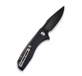 Складной нож CIVIVI Baklash 9Cr18MoV Steel Black Stonewashed Handle G10 Black