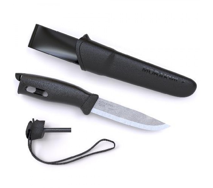 Нож Morakniv Companion Spark Black, нержавеющая сталь, 13567