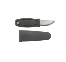 Нож Morakniv Eldris LightDuty, нержавеющая сталь, цвет темно-серый, с ножнами, 13843