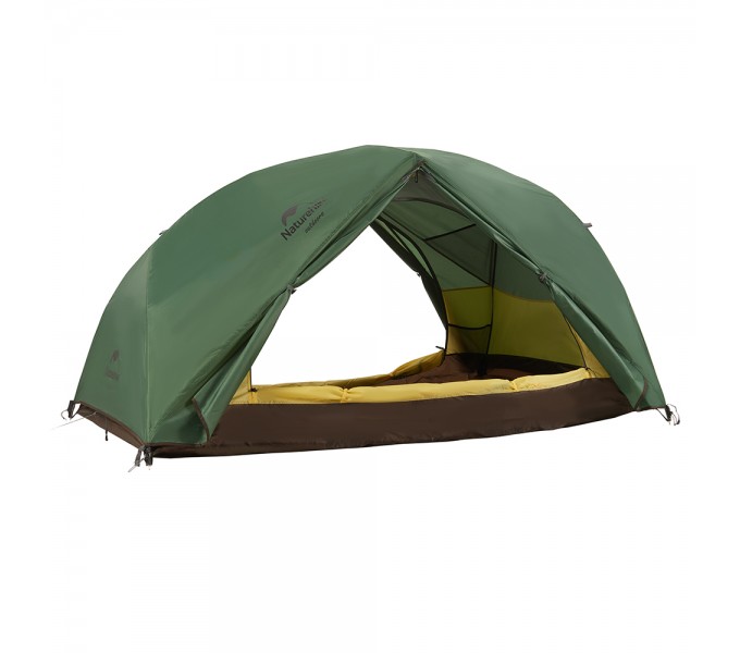 Палатка 2-местная Naturehike сверхлегкая + коврик Star-river NH17T012-T, 210T , зеленый