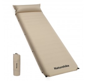 Коврик Naturehike CNK2450WS020 D04 10см с подушкой R7.8 самонадувной туристический бежевый