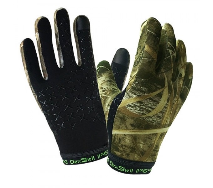 Водонепроницаемые перчатки Dexshell Drylite Gloves камуфляжный/чёрный XL