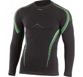 Футболка мужская STEM/ дл. рукав/ синтетика / черная/ L-XL (STEM9060LXL)