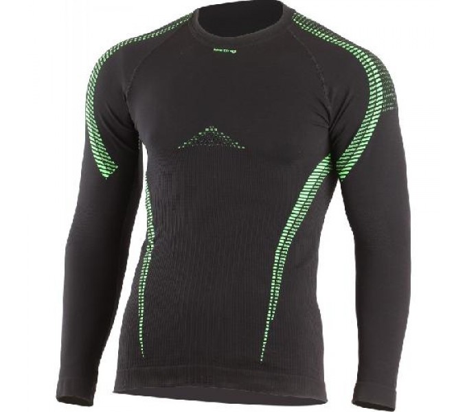 Футболка мужская STEM/ дл. рукав/ синтетика / черная/ L-XL (STEM9060LXL)