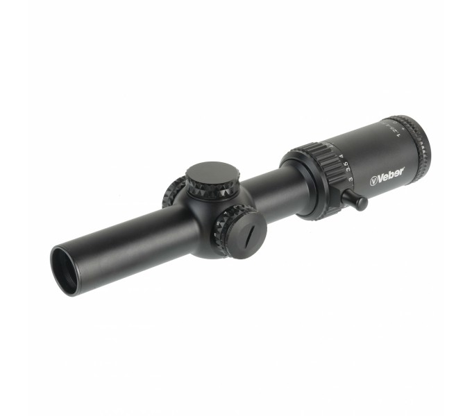 Прицел оптический Veber Wolf 1.25-4.5х26 IR FD07 Загонник Прицел оптический Veber Wolf 1.25-4.5х26 IR FD07 Загонник