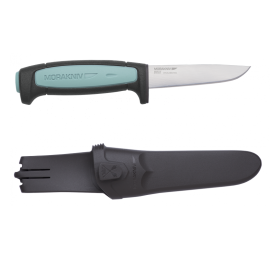 Нож Morakniv Flex, нержавеющая сталь, резиновая ручка со светло-синей вставкой, 12248