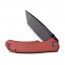 Складной нож CIVIVI Brazen D2 Steel Black stonewashed Handle G10 Burgundy C2023B