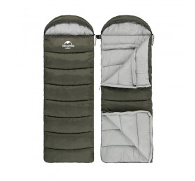 Спальный мешок Naturehike U250 U Series Twine Cotton зелёный