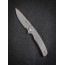 Складной нож SENCUT Tynan 10Cr15CoMoV Steel Gray Stonewashed Handle Stainless Gray