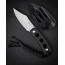 Нож SENCUT Fixed Blade Waxahachie 9Cr18MoV Steel Satin Handle G10 Black