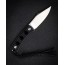 Нож SENCUT Fixed Blade Waxahachie 9Cr18MoV Steel Satin Handle G10 Black