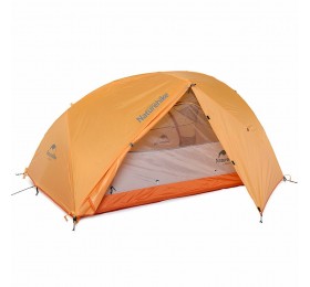 Палатка Naturehike Star-River 2 Updated NH17T012-T 210T сверхлегкая двухместная с ковриком, оранжевая