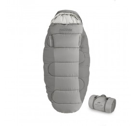 Мешок спальный Naturehike Oval PS300 NH20MSD03, серый, 6927595775875