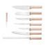 Набор ножей Opinel Parallele trio set №126, №119, №124, деревянная рукоять, нерж, сталь, кор. 001838