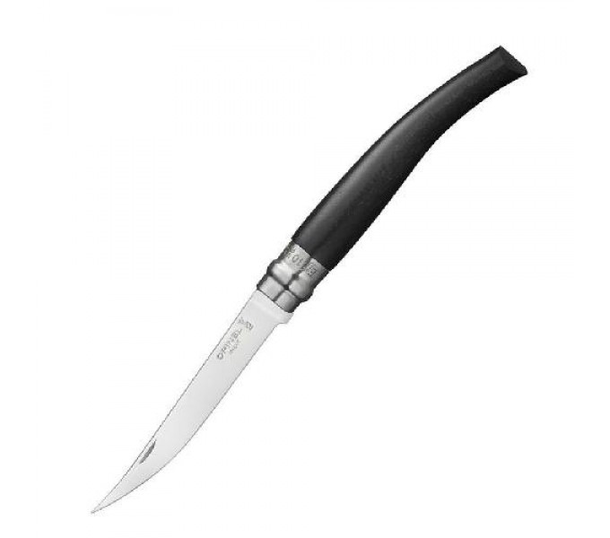 Нож Opinel Slim №10, нержавеющая сталь, рукоять из мозамбикского эбенового дерева, 002016
