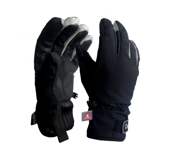 Водонепроницаемые перчатки Dexshell Ultra Weather Winter Gloves NEO черный/серый L