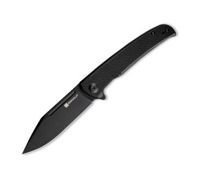 Складной нож SENCUT Brazoria D2 Steel Black Stonewashed Handle G10 Black