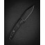 Складной нож SENCUT Brazoria D2 Steel Black Stonewashed Handle G10 Black