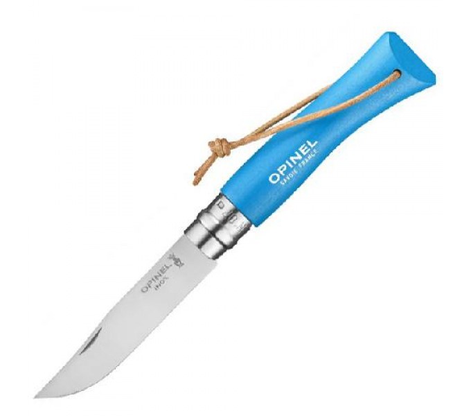 Нож Opinel №7 Trekking нержавеющая сталь, голубой, 002206