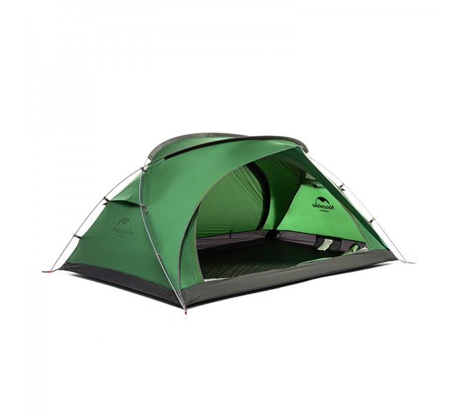 Палатка Naturehike Bear-UL2 NH20ZP108 20D двухместная, зеленая