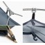 Палатка Naturehike NH18A095-D одноместная сверхлегкая с ковриком оранжевая, 6927595701836