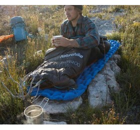 Мешок спальный Naturehike CWZ400 NH19W400-Z с пуховым конвертом M желтый