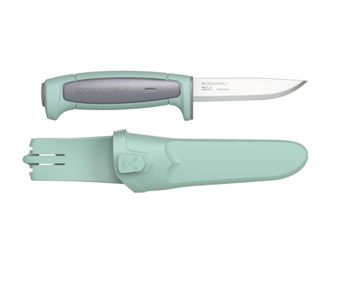 Нож Morakniv Basic 546 2021 Edition нержавеющая сталь, пласт. ручка (зеленая) серая. вставка, 13957