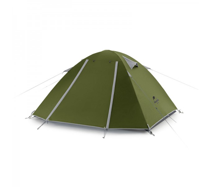 Палатка Naturehike P-Series NH18Z033-P трехместная темно-зеленая