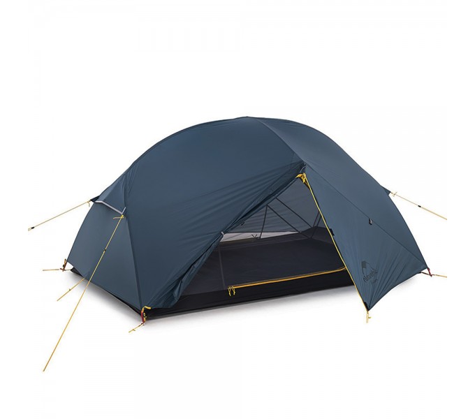 Палатка Naturehike Mongar NH19M002-J 210T двухместная сверхлегкая , синяя Navy Blue, 6975641880998